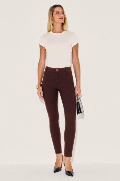 Calça Power Elina Chocolate