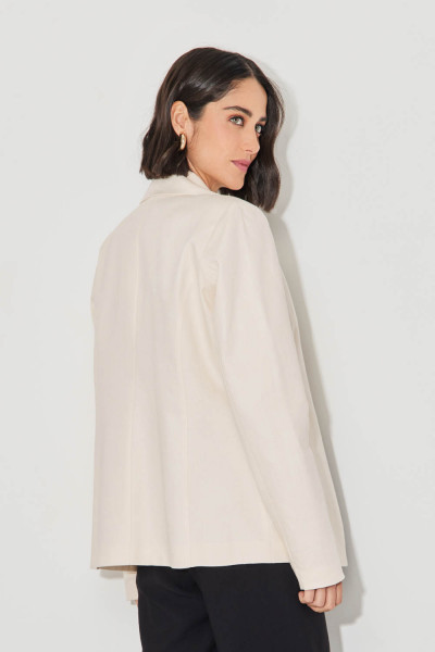 Blazer Linho Agatha Off White