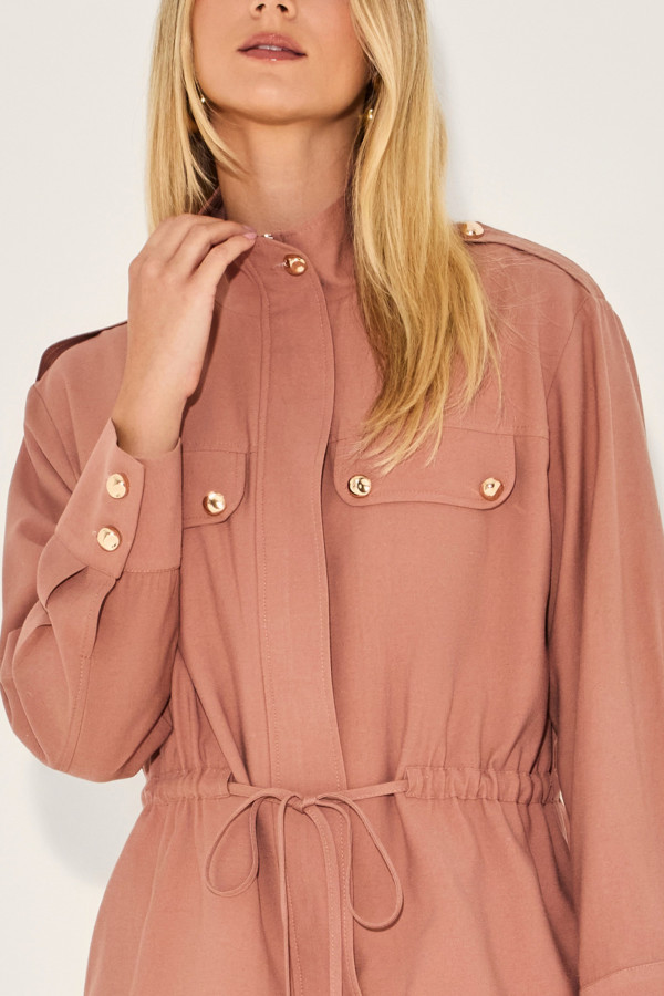 Parka Alfaiataria Naira Mocha