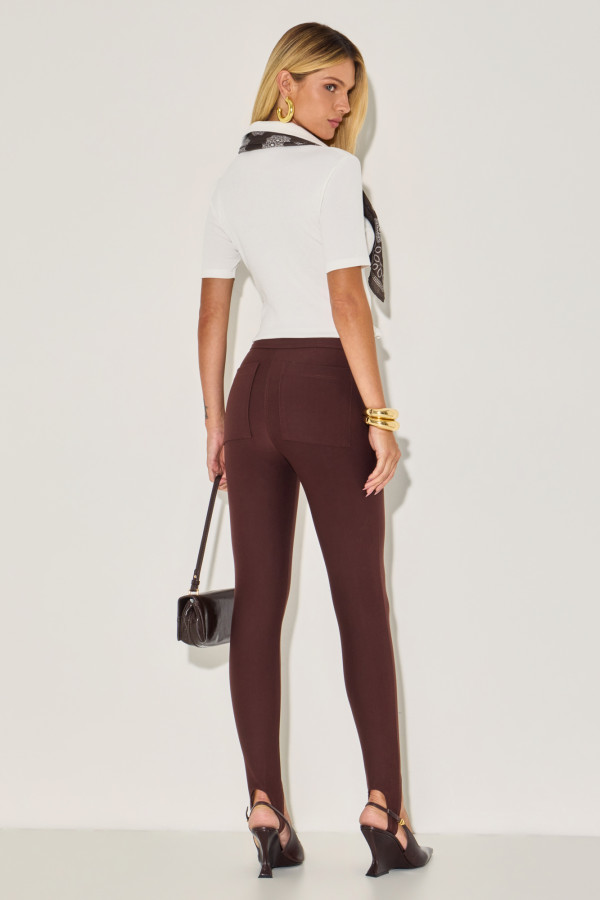 Calça Fusô Power Elly Chocolate
