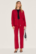 Calça Alfaiataria Irene Vermelho