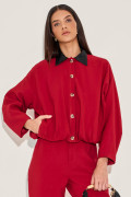 Jaqueta Alfaiataria Solere Vermelho