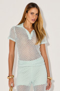 Blusa Tricot Amora Verde Menta