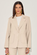 Blazer Alfaiataria Elara Cru