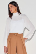 Blusa Crepe Cora Off White