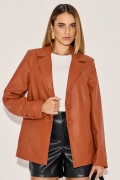 Blazer PU Lorena Telha