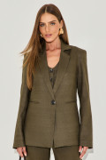 Blazer Linho Ágatha Verde Militar