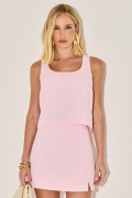 Blusa Alfaiataria Lia Rosa Claro