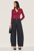 Calça Denim Barrel Desirré Black