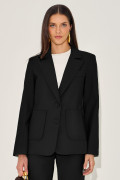 Blazer Alfaiataria Elara Preto 