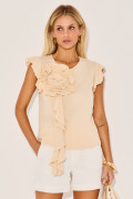 Blusa Algodão Belle Bege