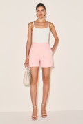 Shorts Linho Patricia Rosa Claro