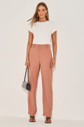 Calça Alfaiataria Elara Mocha 