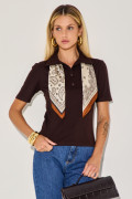 Blusa Canelada Áustria Café