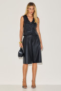 Bermuda PU Leandra Preto