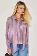 Camisa Listrada Desiré Azul