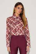 Camisa Cotton Soraya Bordô