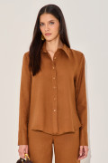 Camisa Linho Jessika Café