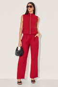 Calça Linen Eloiza Vinho