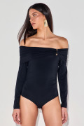 Body Poliamida Heloá Preto