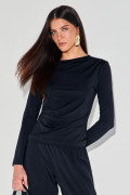 Blusa Malha Poliane Preto