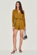 Shorts Linho Patricia Verde Oliva 