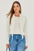 Blusa Manga Longa Marla Off White