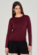 Blusa Tricot Rosane Vinho