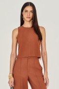Blusa Alfaiataria Taty Canela 