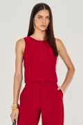 Blusa Alfaiataria Taty Vinho
