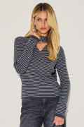 Blusa Tricô Keyla Chumbo