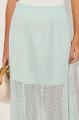 Saia Tricot Amora Verde Menta 
