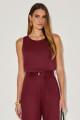 Blusa Linho Adrielle Vinho