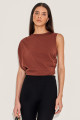 Blusa Algodão Cassie Marrom