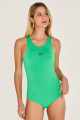 Body Poliamida Marisol Verde Bandeira