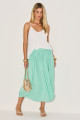 Saia Chiffon Mayra Verde 
