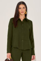 Camisa Linho Jessika Verde Militar