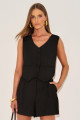 Colete Linen Elara Preto 