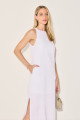 Vestido Linho Majorelle Branco