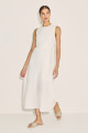 Vestido Linho Laila Branco