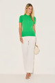 Blusa Tricot Gisele Verde Bandeira