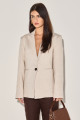 Blazer Linho Agatha Cru