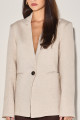 Blazer Linho Agatha Cru