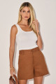 Shorts Linho Patricia Café