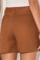Shorts Linho Patricia Café