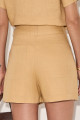 Shorts Linho Patricia Caramelo