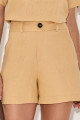 Shorts Linho Patricia Caramelo