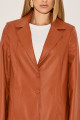 Blazer PU Lorena Telha