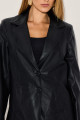 Blazer PU Lorena Preto