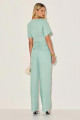 Blusa Linho Cristal Verde Menta
